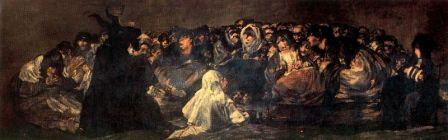 El Aquelarre o El gran Cabrón. Francisco de Goya